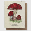Mushroom Plantable Wildflower Seed Greeting Card