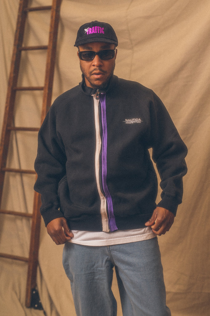 c-boy style (vol.1140)90s NAUTICA ストリート Vintage 90s Nautica Mens Size Medium Blue Yellow Color Block