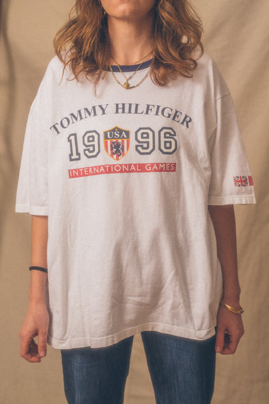 Vintage Tommy Hilfiger 1996 International Games Tee- White