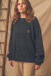 Vintage 90's Tommy Hilfiger Sweater- Faded Black