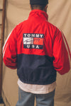 Vintage 90's Tommy Hilfiger Windbreaker- Red/Navy/White