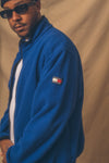 Vintage 90's Tommy Hilfiger Zip Fleece Jacket- Royal Blue