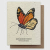 Butterfly Monarch Plantable Seed Greeting Card