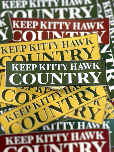 Keep Kitty Hawk Country Sticker- Big