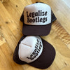 Market x Secret Club Legalize Bootlegs Trucker Hat- Brown/Khaki