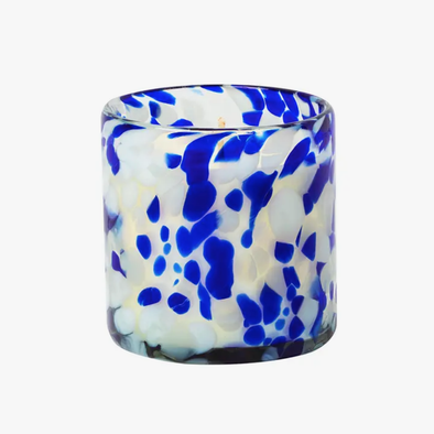 Confetti Glass 8oz Soy Candle- Ocean Breeze