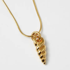 Shell Necklace- Gold