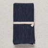 Linen Napkins- Set of 4- Navy Pinstripe