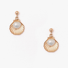 14K GF Belle Pearl & Shell Earrings