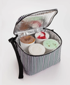 Baggu Puffy Cooler Bag- Lilac Candy Stripe