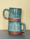 Handmade Ceramic 12oz Spanish Moss Mug