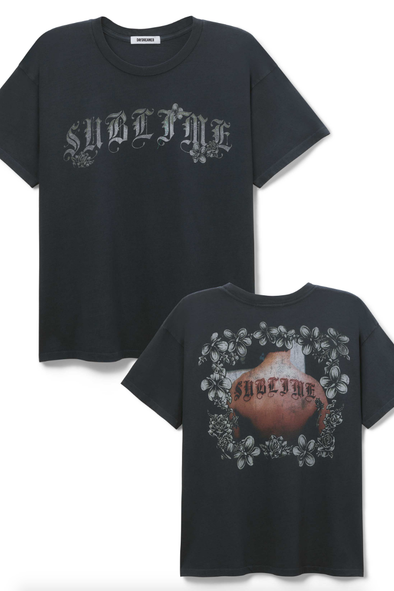 Daydreamer Sublime Self- Titled Merch Tee- Washed Black