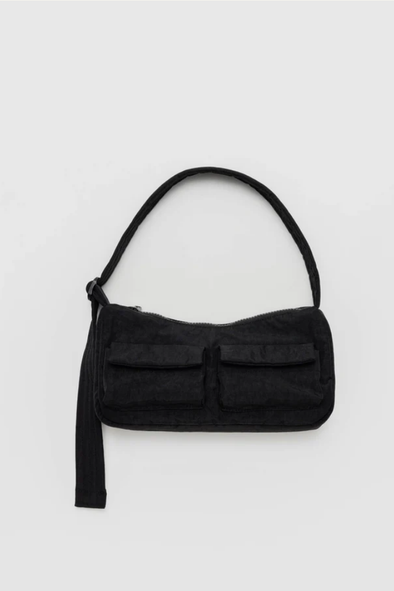 Baggu Cargo Shoulder Bag- Black