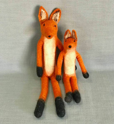 Large Felted Fox