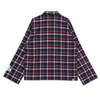 Jungles Flannel Minimal Workwear Jacket- Red/Blue