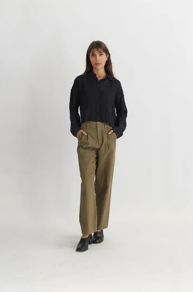 CLEARANCE- The Lake Trouser- Olive