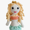 Crochet Mermaid Stuffed Doll- Blonde Hair