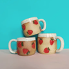 Handmade Ceramic 12oz Strawberry Mug