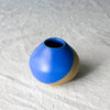 Settle Ceramics Angled Bud Vase- Cobalt