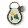 Patch Embroidered Key Chain- Several Colors