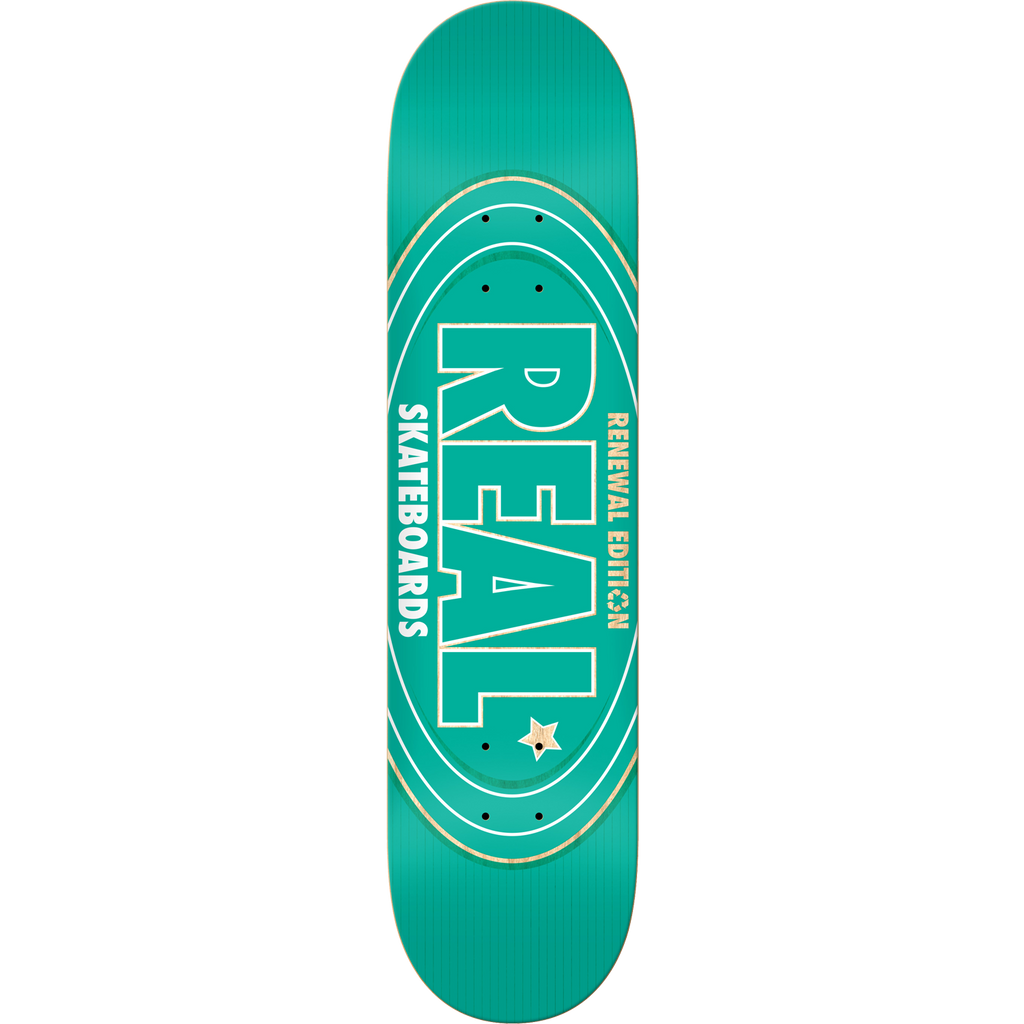 REAL RENEWAL OVAL DECK-8.25 TEAL – Mom's Sweet Shop