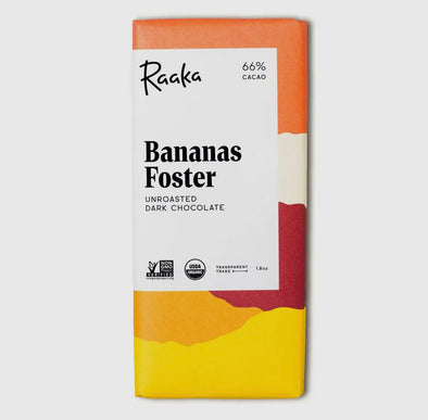 Raaka 1.8oz Bananas Foster Chocolate Bar