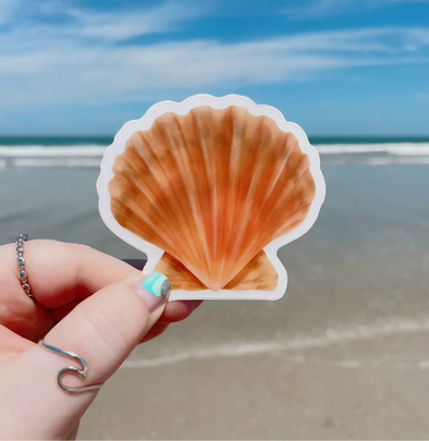 Lion Paw Seashell Sticker