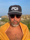 Mom's Logo Seagull Brushed Cotton Trucker- Black/White Rope