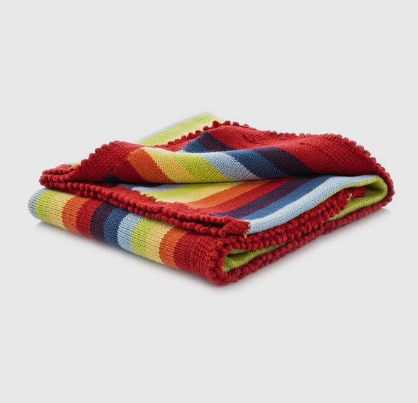 Handmade Baby Blanket- Rainbow