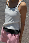 Le Bon Organic Cotton Dana Cami- White
