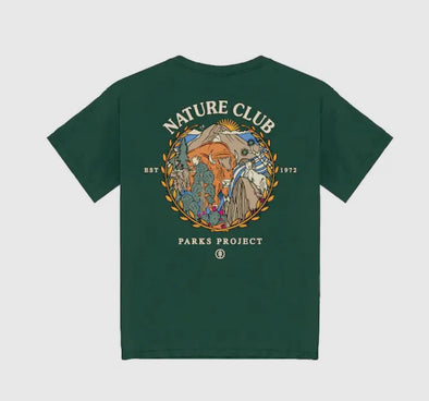 Nature Club Members Pocket Tee- Forest Green