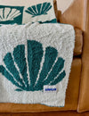 Shells Plush Throw- Seaglass
