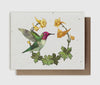 Anna's Hummingbird Plantable Seed Greeting Card