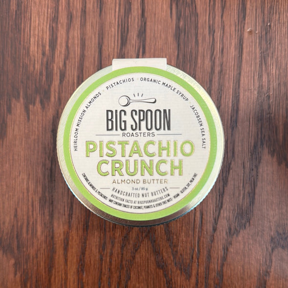 Big Spoon Roasters- Pistachio Crunch Almond Butter 3oz