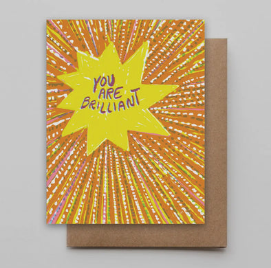 Brilliant Star Greeting Card