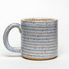 Periwinkle Stripe Hand-Thrown Ceramic 12-14 oz Mug