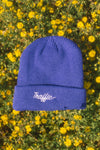 Traffic Embroidered Beanie- Royal