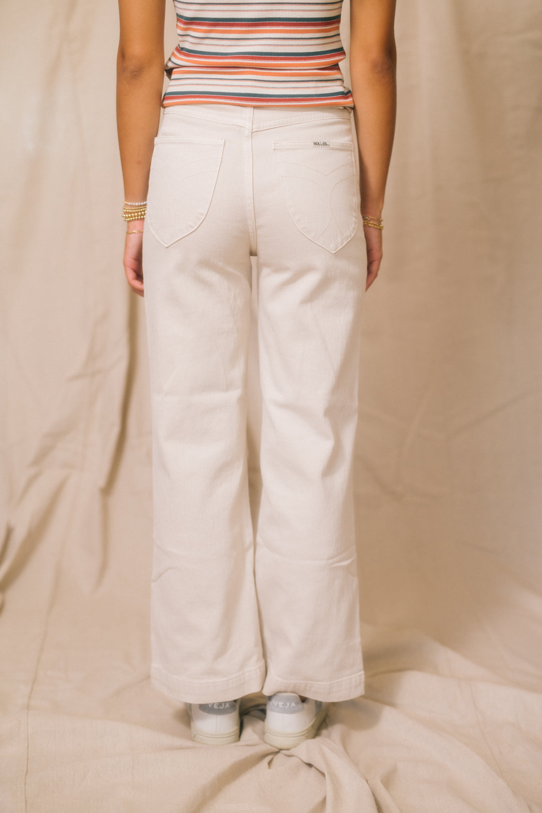 Rolla's Sailor Comfort Pants- Off White -