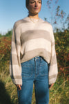 Rolla's Weekend Knit Sweater- Khaki Stripe