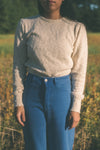 Rolla's Prairie Knit Top- Cream