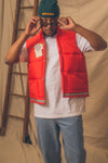 Deadstock Vintage Insulated Puffer Vest- Red