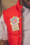 Deadstock Vintage Insulated Puffer Vest- Red