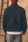 Vintage 90's Nautica Fleece Pullover- Black