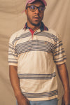 Vintage 90's Tommy Hilfiger Polo- Cream/Navy