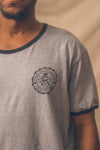 Vintage 90's Ralph Lauren Polo Ringer Tee- Grey