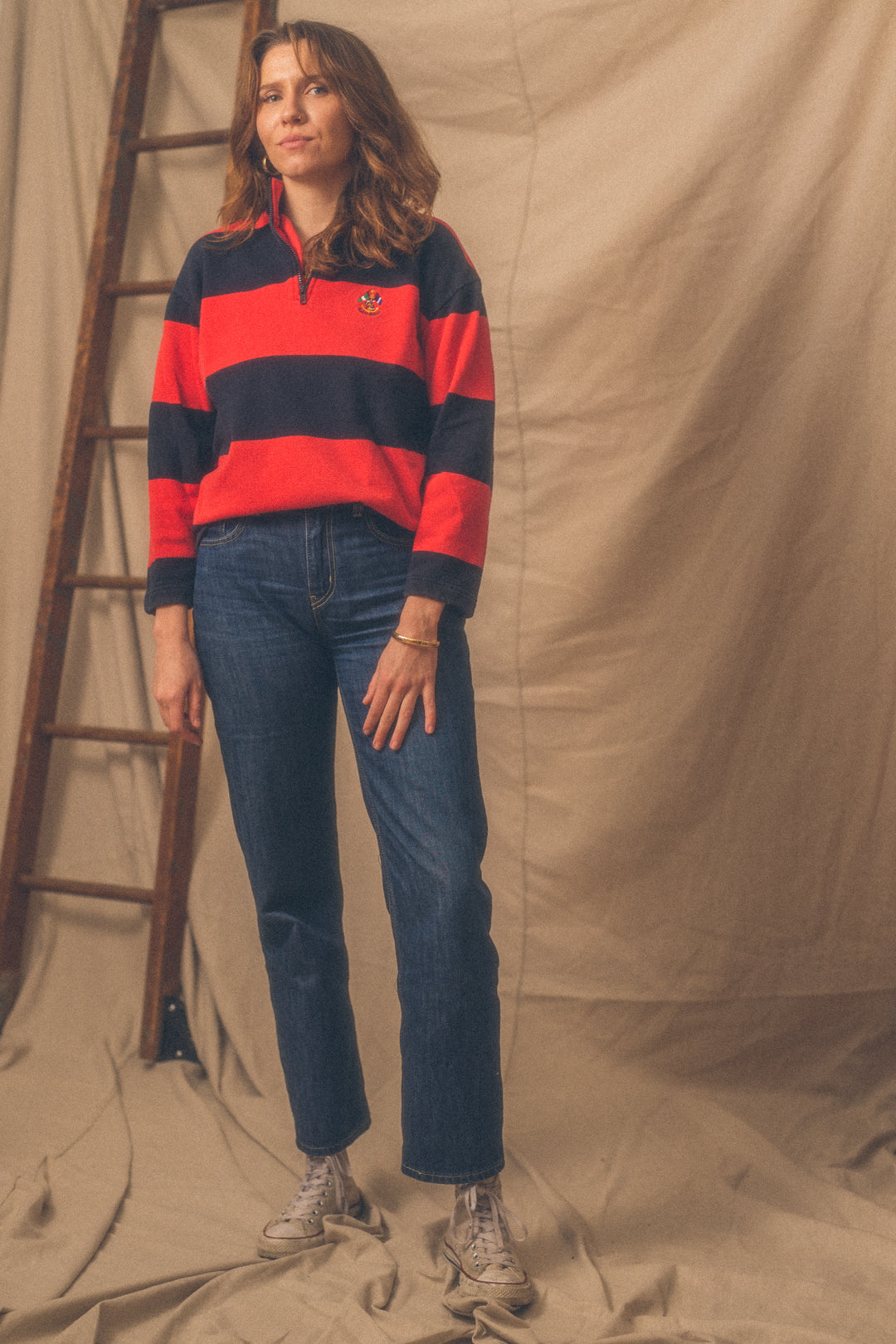 GQ2893◇Polo by Ralph Lauren : 90's Vintage Large red polo ralph lauren men's polo shirt |SKU