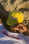 Mom's Bar Logo Strapback Hat- Canary Yellow