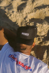 Mom's Bar Logo Strapback Hat- Black