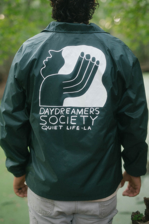 Quiet LIfe Day Dreamers Coach Jacket- Forest