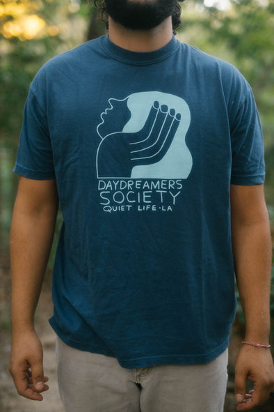 Quiet Life Day Dreamers Society Pigment Dyed Tee- Midnight